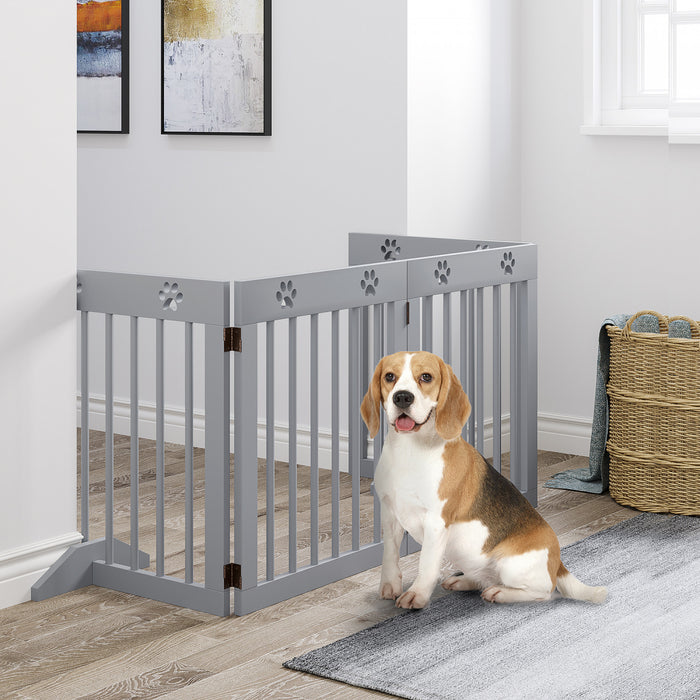 Stairs Tall Pet Gates For Large Dogs Pawhut Freestanding Pet Gate