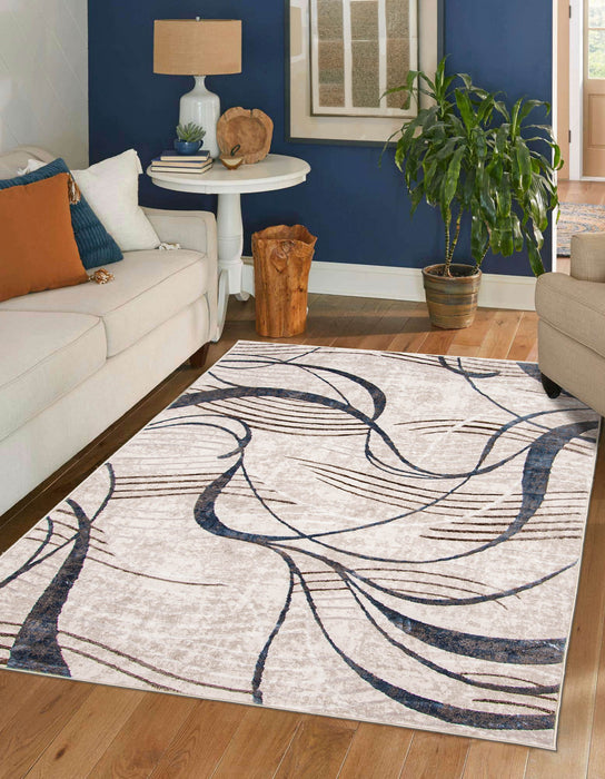 Leah Ivory Area Rug - 5'0\" X 8'0\"  
