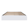 3-Drawer Storage Bed Frame, King|White King Bed | Lit King tiroirs, Blanc