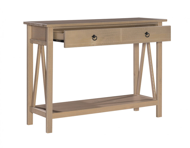 Titian Console Sofa Table - Driftwood