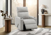 MONARCH SPECIALTIES 30" WIDE UPHOLSTERED RECLINING CHAIR, MANUAL ROCKER, CUP HOLDERS. LIGHT GREY FABRIC RECLINER | MONARCH SPECIALTIES FAUTEUIL 30 PO DE LARGEUR INCLINABLE REMBOURRE, FAUTEUIL BERCANT MANUEL, TISSU GRIS CLAIR