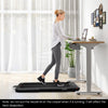 Superfit 2.25hp 2 In 1 Dual Display Folding Treadmill Jogging Machine W/app Control Black