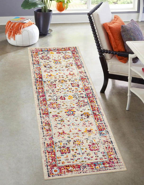 Jasmine Ivory Rug 2'8\" x 8'2\"