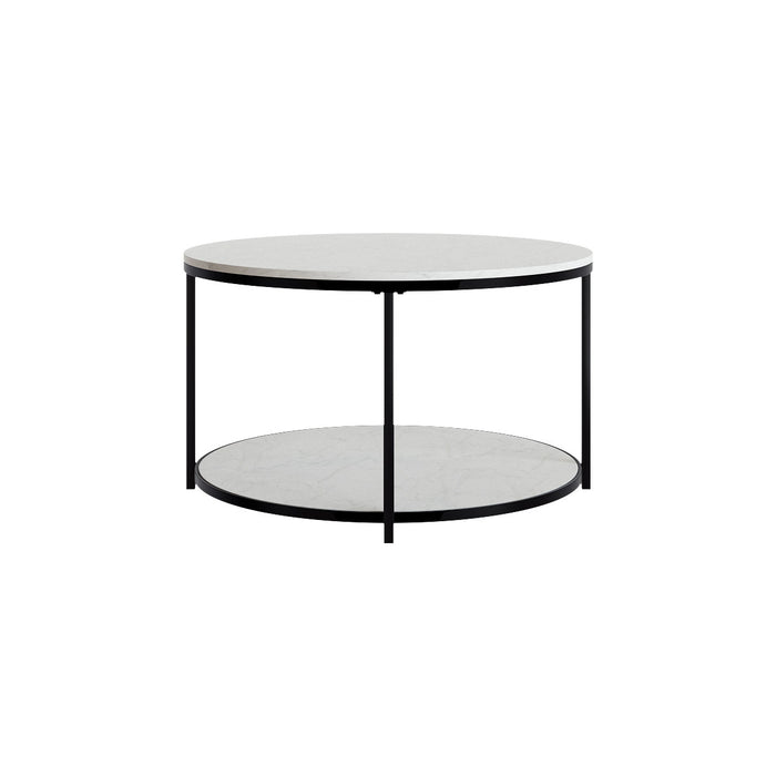 Sable Coffee Table With Dual Marble Surface