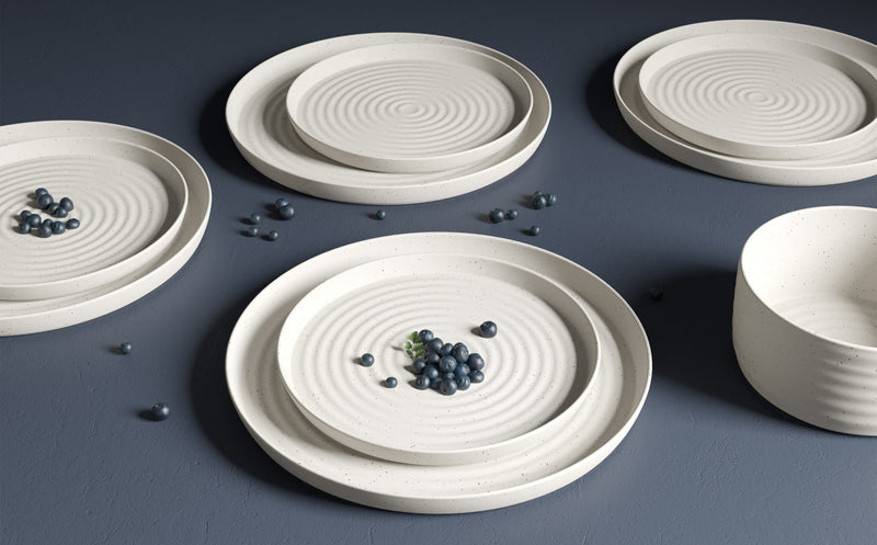 Rachel 12-Piece Stoneware Dinnerware Set, Service for 4 