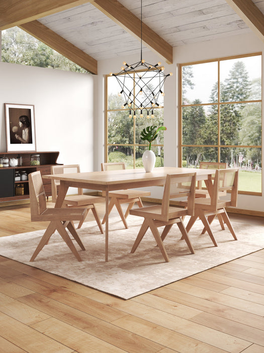 Hamlet Industry Chic Wood Dining Chair in Natural - Set of 4