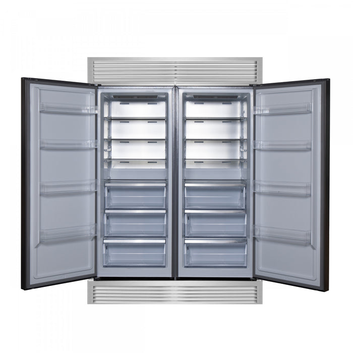 Forno Maderno 60 Inch Convertible Refrigerator, 27.2 cu.ft., with Decorative Grill - FFFFD1722-60SG