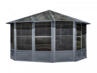 Gazebo Penguin Florence - Solarium 12x12 Polycarbonate Roof 