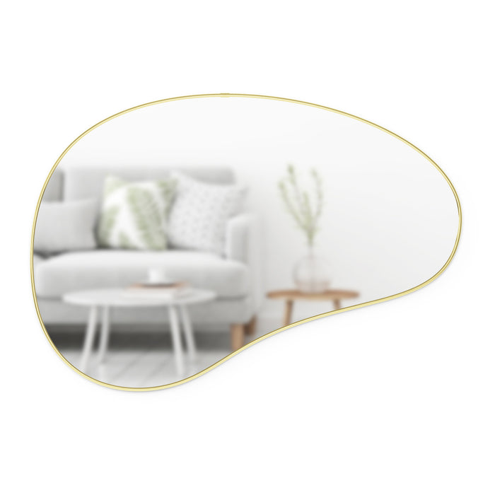 Umbra Hubba Pebble 24\" x 36\" Mirror - Brass