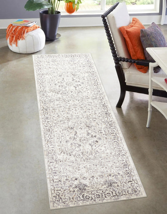 Mira Grey Rug 2'8\" x 8'2\"