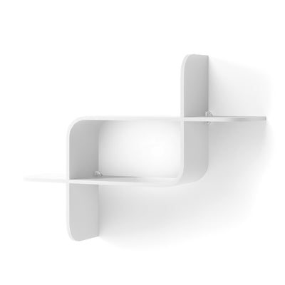 Umbra Modern Wood Montage Wall Shelf - White|Tablette murale moderne Montage de Umbra en bois - blanche