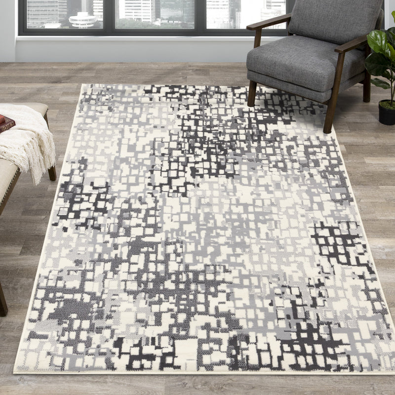 Florence Pixelated Indoor Area Rug - 4'7