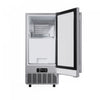 Forno Cristallo 15 Inch Freestanding/Undercounter Ice maker, 79.4 lbs, Stainless Steel- FIMBI7313-15S Ice Maker | Cristallo Machine a glacons 15 pouces autonome/sous le comptoir, 79,4 lb, acier inoxydable - FIMBI7313-15S