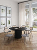 Hathaway and Jardin Modern Industry Chic 7-Piece Dining Set in Black and Gray Dining Room Set | Ensemble de salle a manger moderne industriel chic Hathaway et Jardin 7 pieces en noir et gris