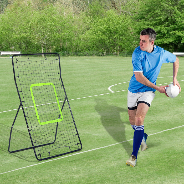 Soozier Volleyball Rebounder Net, Adjustable Baseball Lacrosse Training Aid