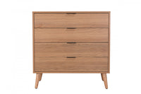Flashby Chest With 4 Drawers - Faux Natural Wood 