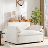 Olivia Oversized Accent Chair with Pillows,White | Fauteuil d’appoint surdimensionne Olivia avec coussins, blanc