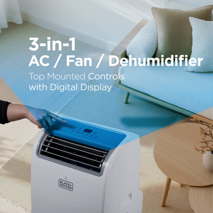 Black+Decker 14,000 BTU Smart Portable Air Conditioner - BPACT14WT