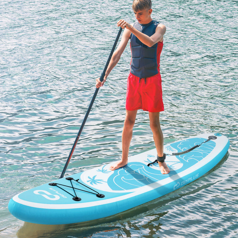 Goplus Small Inflatable Sup Board, Portable Paddle Board With 5d Ri ...