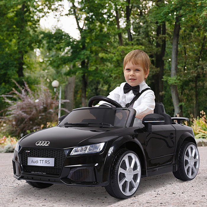 Aosom Officially Licensed Kids Powered Ride-On Car 6v Battery Powered Vehicle Perfect Gift For Kids With Remote Control, Suspension Wheel, Adjustable Speed, Black