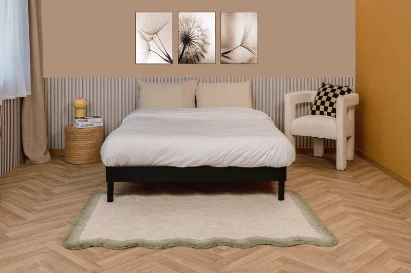 Smart Base Essential Full Metal Platform Bed Frame - Black
