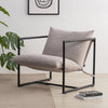 Aidan Metal Frame Sling Accent Chair with Cushions - Oatmeal | Aidan fauteuil d’appoint à sangle avec cadre en métal et coussins - Avoine