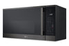 LG 1.8 Cu. Ft. Smart Over-the-Range Microwave with EasyClean® - Black Stainless -MVEM1825Z | Four à micro-ondes à hotte intégrée intelligent LG de 1,8 pi3 avec EasyCleanMC - Acier inoxydable noir - MVEM1825Z