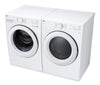 LG 5.2 Cu. Ft. Ultra Large Front Load Washer and 7.4 Cu. Ft. Electric Dryer with AI Sensor Dry® – White | Laveuse à chargement frontal à très grande capacité de 5,2 pi3 et sécheuse électrique de 7,4 pi3 avec AI Sensor DryMD de LG - blanches