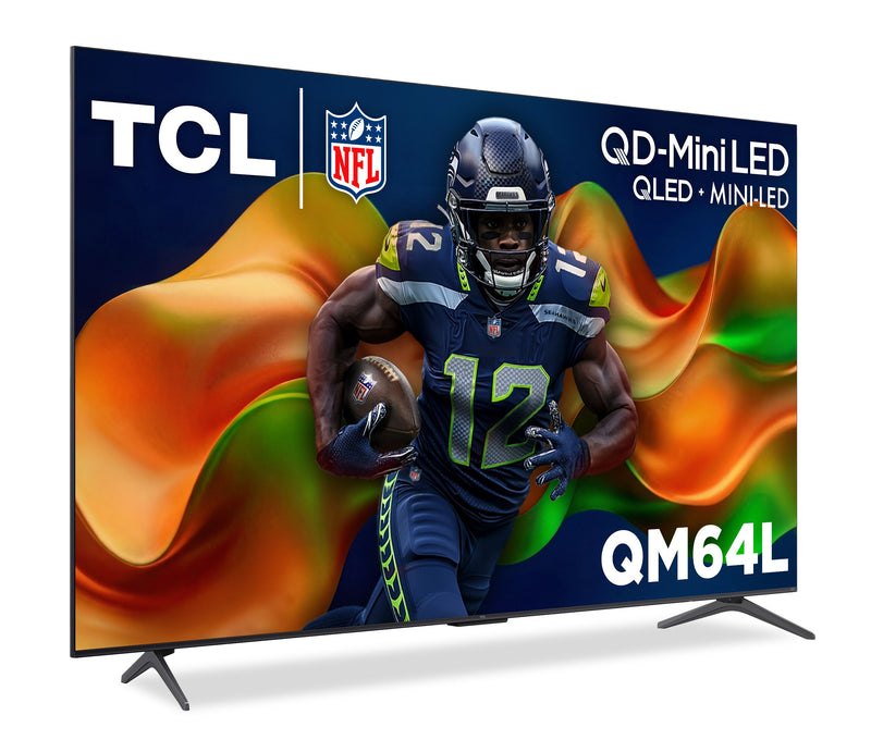 TCL 65\" QM64L QD Mini-LED 4K Smart Fire TV (65QM64L) - 2026 Model