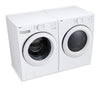 LG 5.2 Cu. Ft. Ultra Large Front Load Washer and 7.4 Cu. Ft. Electric Dryer with AI Sensor Dry® – White | Laveuse à chargement frontal à très grande capacité de 5,2 pi3 et sécheuse électrique de 7,4 pi3 avec AI Sensor DryMD de LG - blanches