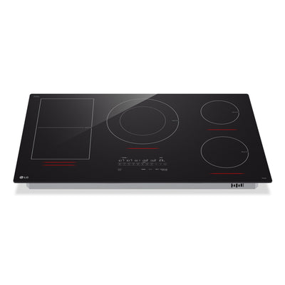 LG 36” Smart Induction Cooktop with UltraHeat™ 5.0kW Element – Black - CBIH3617BE | Surface de cuisson intelligente à induction LG de 36 po avec élément UltraHeatMC de 5,0 kW - noire - CBIH3617BE