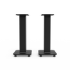 Kanto SX22 22" Fillable Speaker Stands with Isolation Feet and Fillable Channel - Pair, Black | Pieds d'enceintes Kanto SX22 22" remplissables avec pieds isolants et canal de remplissage - paire, noir