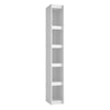 Manhattan Comfort Valuable Parana Bookcase with 5-Shelves - White