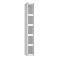Manhattan Comfort Valuable Parana Bookcase with 5-Shelves - White
