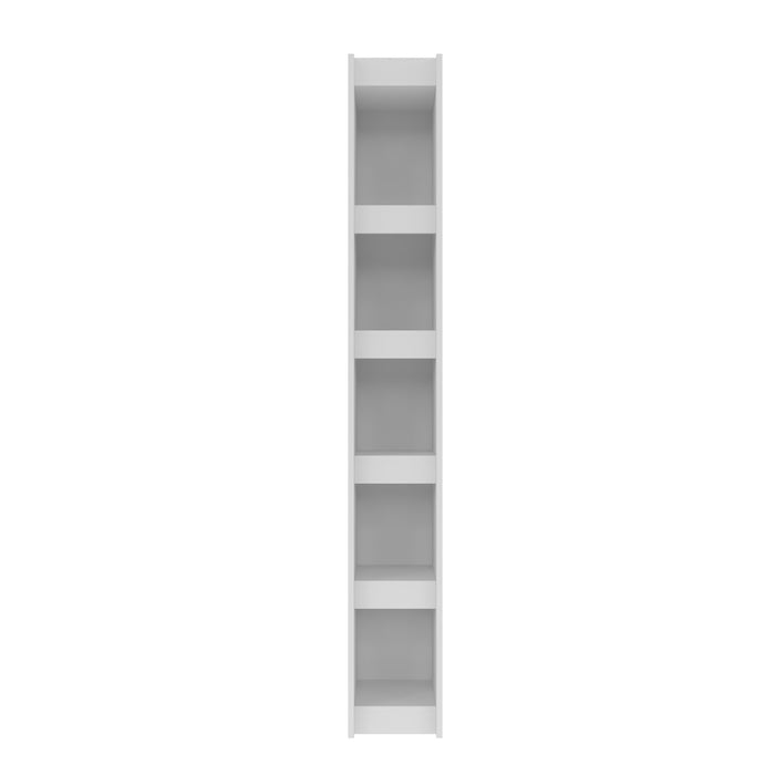 Manhattan Comfort Valuable Parana Bookcase with 5-Shelves - White