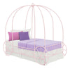 DHP Metal Twin Carriage Bed - Pink