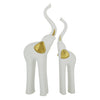 Ceramic 14\" Elephant - Set of 2
