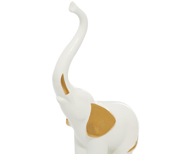Ceramic 14\" Elephant - Set of 2