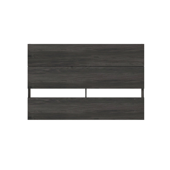 Nordika Queen Panel Headboard - Bark Grey