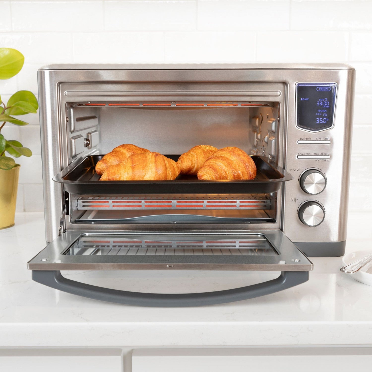Kenmore Convection Toaster Oven Air Fryer Stainless Steel