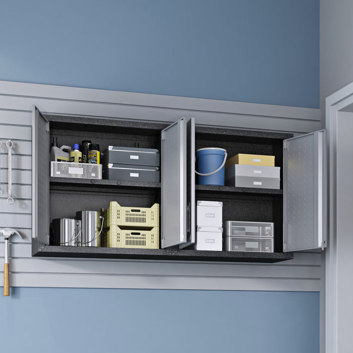 Fortress Modern 6-Piece Garage Set in Dark Gray