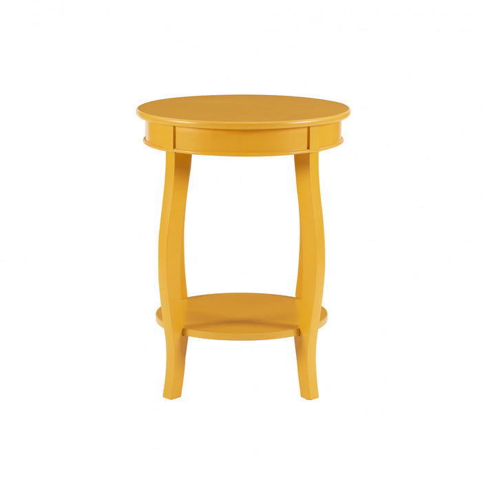Rainbow Chairside Table - Yellow