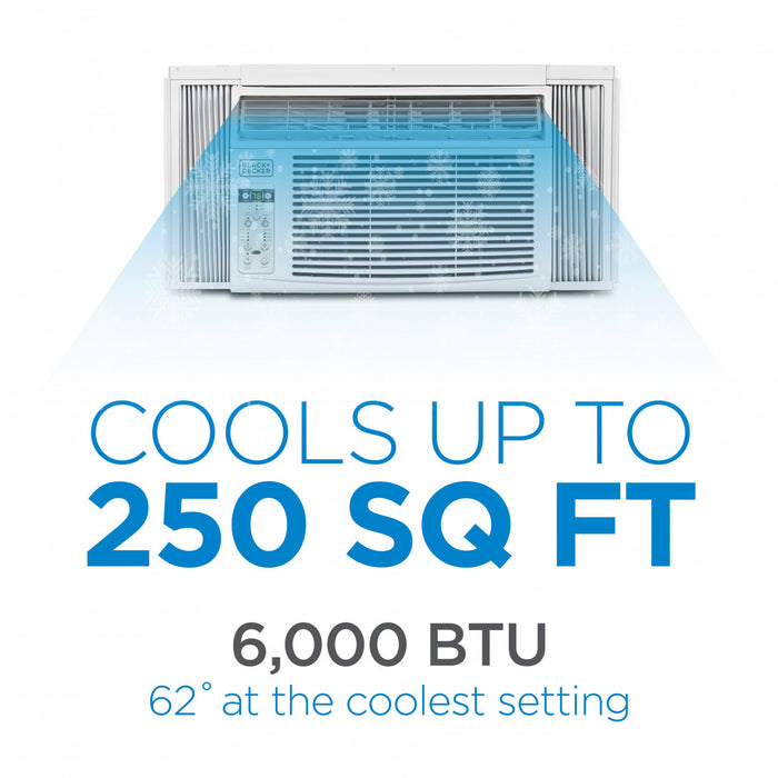 Black+Decker 6,000 BTU Window Air Conditioner - BD06WT6