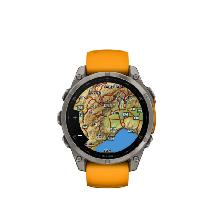 Garmin Fēnix 8 Amoled Sapphire Smartwatch 47mm - Gps, Compass, Gyroscope And Barometric Altimeter 