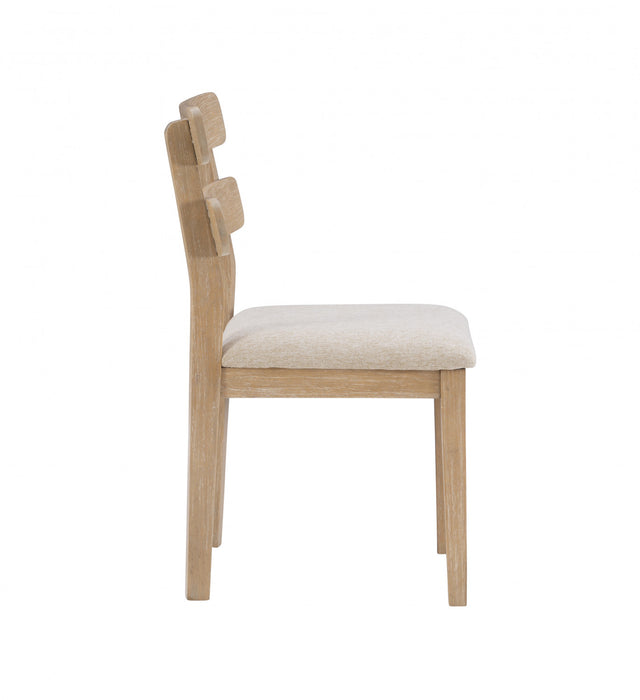 Drury Fabric Natural Dining Chair - Set of 2