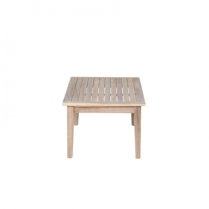 Teagon Outdoor Patio Coffee Table - Natural