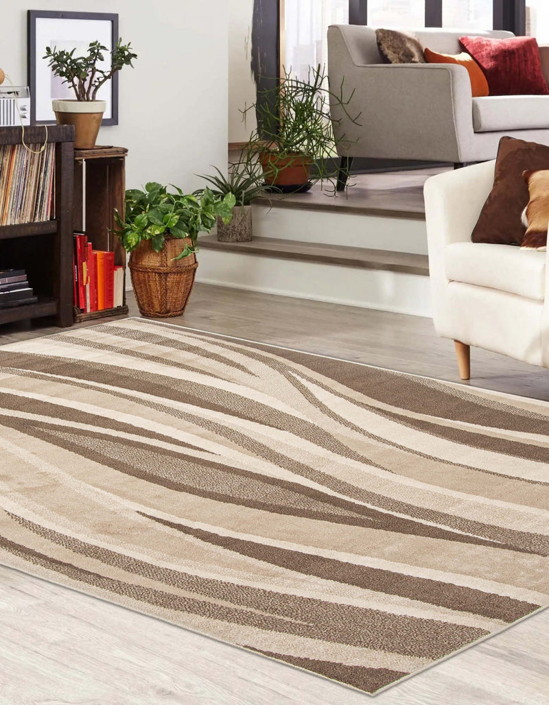 Mirage Beige Area Rug - 5'0