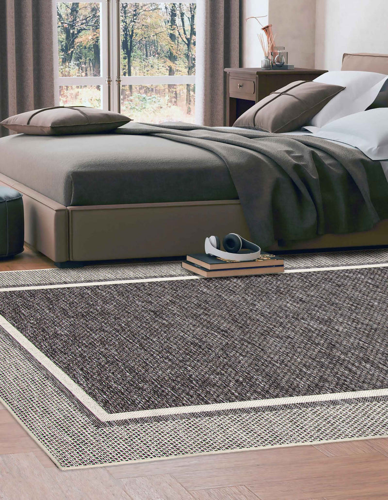 72x100 Area Rug Brooks Charcoal Area Rug - 8'0