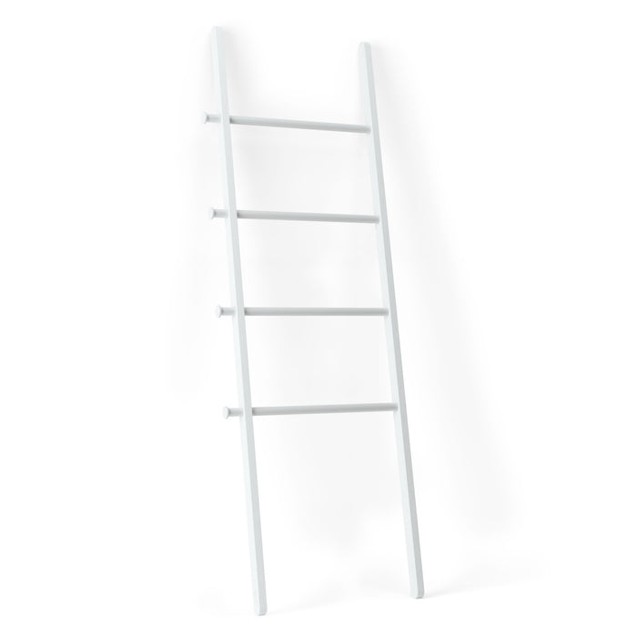 Umbra Modern Poplar Leana Ladder Coat Rack - White