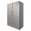 Forno Custodia 48" Bottom Freezer combo, 20.6 cu.ft., Ice Maker, Total No frost, Stainless - FFFFD1766-48S Refrigerator | Refrigerateur Custodia de 48 po, 20,6 pi³, avec machine a glacons, acier inoxydable – FFFFD1766-48S